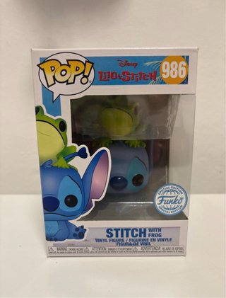 Funko Pop Stitch con rana 986 (with Frog) - Disney