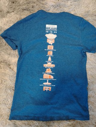 Maglia maniche corte blu asics