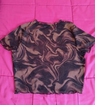 Camiseta Malla Estampada Primark Talla S