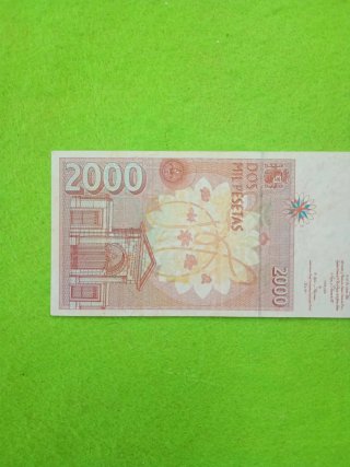 Billete 2000 Pesetas España 1992
