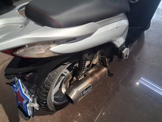 Honda SH 125 Scooter Negra/Plateada