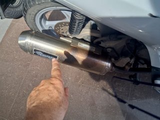Honda SH 125 Scooter Negra/Plateada