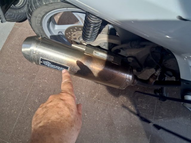Honda SH 125 Scooter Negra/Plateada