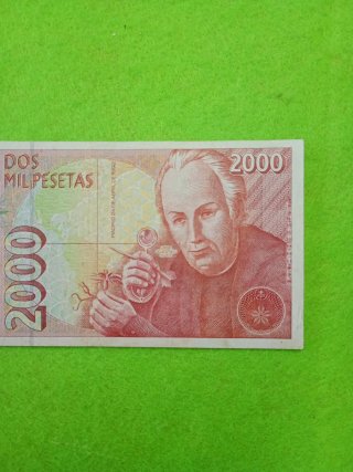 Billete 2000 Pesetas España 1992