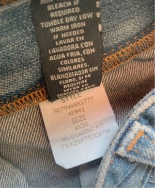 Jeans Denim Donna Ralph Lauren Taglia L
