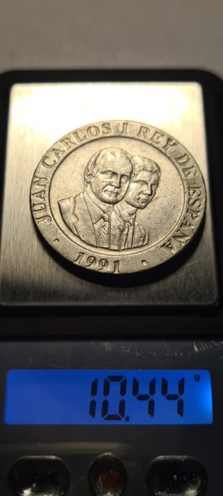 Moneda 200 pesetas 1991 Juan Carlos I