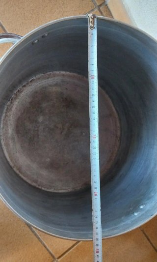 Olla Hostelería Aluminio Asas Acero Inox