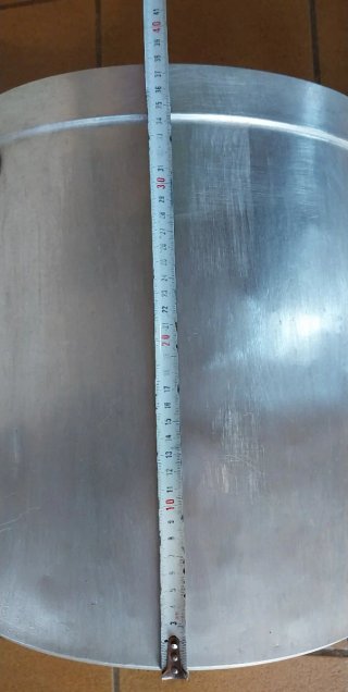 Olla Hostelería Aluminio Asas Acero Inox
