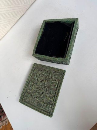 Cajas Vintage Relieve Azteca 1970