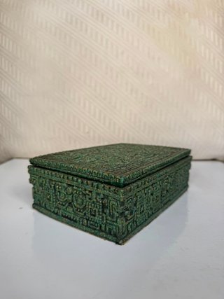 Cajas Vintage Relieve Azteca 1970
