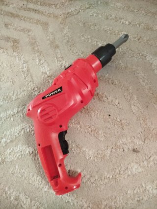 Maletín de herramientas de juguete rojo