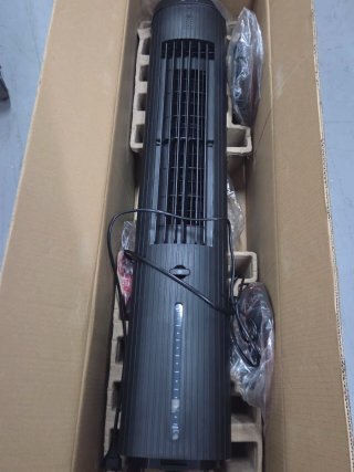 Ventilador Torre Midea Negro con Mando