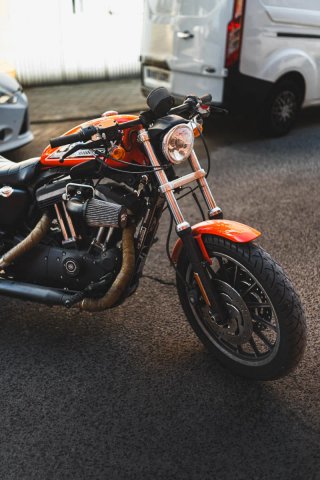 Harley Davidson 883 Sportster XL Naranja