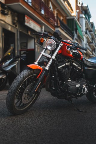 Harley Davidson 883 Sportster XL Naranja