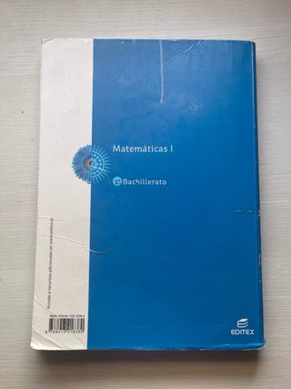 Matemáticas I 1º Bachillerato (EDITEX)