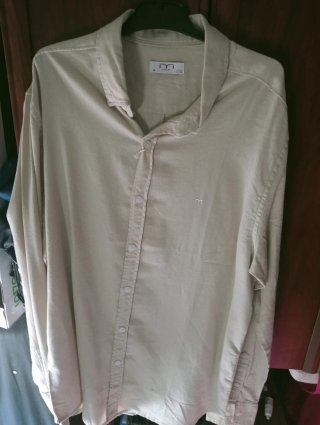 Camisa MAN beige talla M
