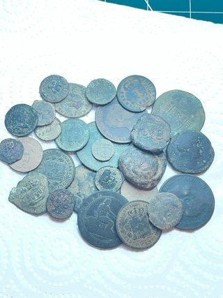 Lote de monedas antiguas
