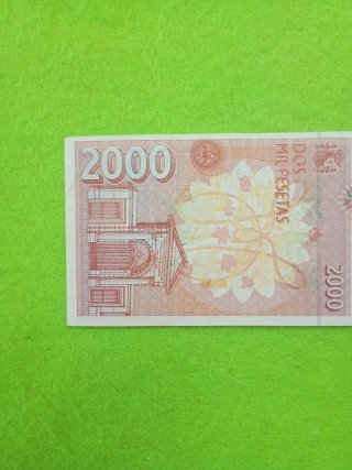 Billete de 2000 pesetas de 1992