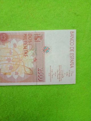 Billete de 2000 pesetas de 1992