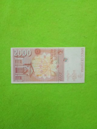 Billete de 2000 pesetas de 1992