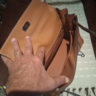 Borsa Hermes Kelly Vera Pelle Marrone