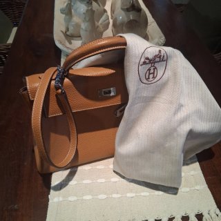 Borsa Hermes Kelly Vera Pelle Marrone