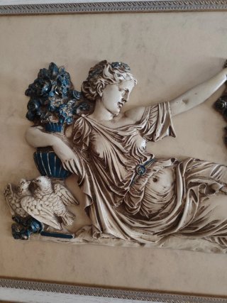 Tríptico Cuadros Clásicos Relieve Mitológico