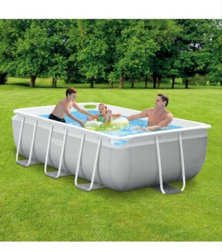 Piscina desmontable rectangular intex 3x1.75x0.8 m