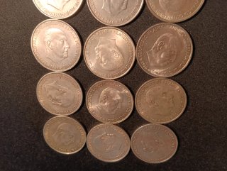 Lote 100 Pesetas Plata 1966
