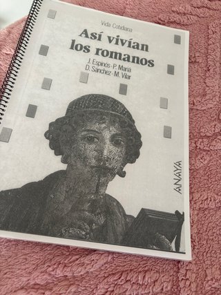 Libro Así vivían los romanos