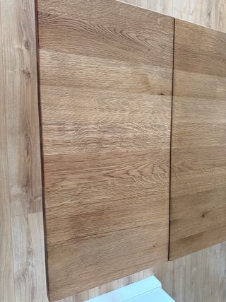 Mesa extensible roble macizo