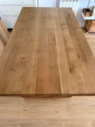 Mesa extensible roble macizo