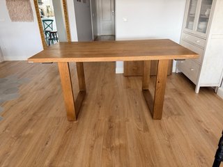 Mesa extensible roble macizo