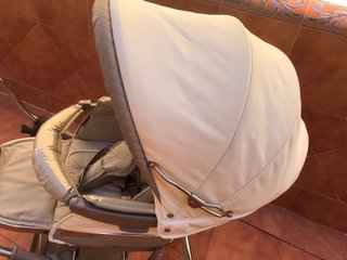 Carro de bebé Bebecar seminuevo con capazo y silla