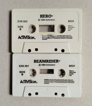 Juegos MSX Hero + Beamrider Cassette Activision