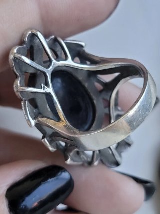 Anillo camafeo de plata