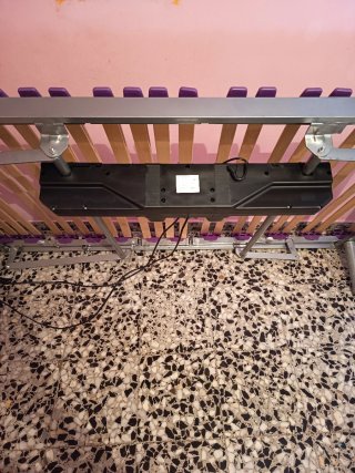 Cama articulada y colchón de 105
