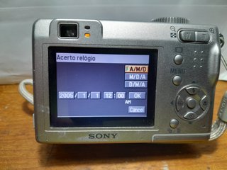 Câmera Sony DSC-W5 Prata 5.1MP