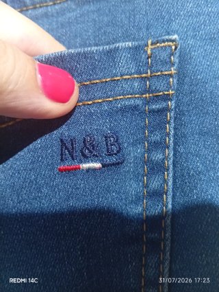 Vaqueros pantalón vaquero corto elásticos