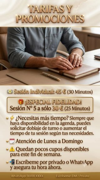 Servicio de masaje