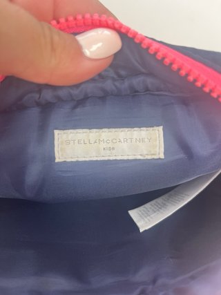 Borsa Stella McCartney trapuntata blu e rosa