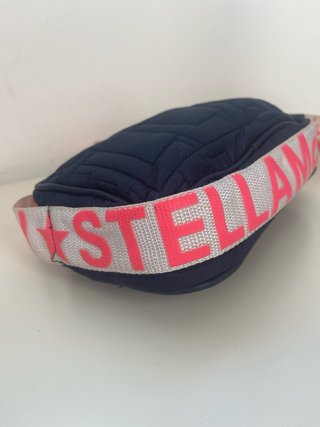 Borsa Stella McCartney trapuntata blu e rosa