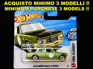 Hot Wheels Alfa Romeo Giulia TI Super verde