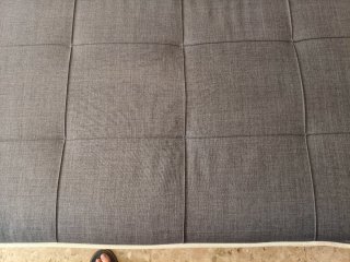 Sofá Cama Gris Tela