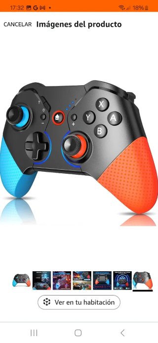 Mando Nintendo Switch Bluetooth nuevo precintad
