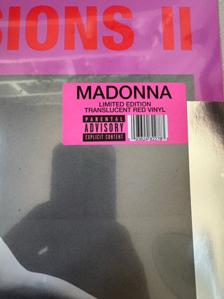 Madonna vinilo LIMITED EDITION TRANSLUCENT RED