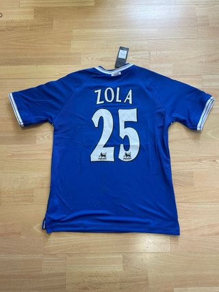 Camiseta Chelsea FC Umbro Talla XL Zola Retro