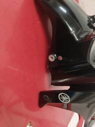 Guardabarros Yamaha FZ6 S2 Negro