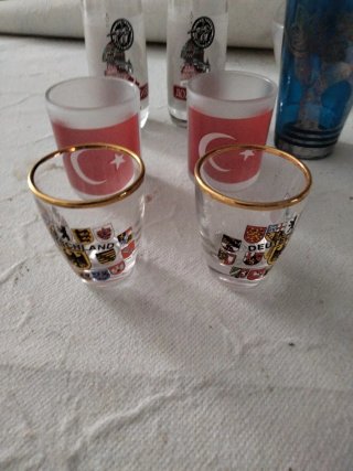 Lote Vasos Vidrio Varios