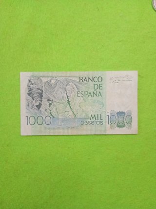 Billete de 1000 pesetas de 1979 usado